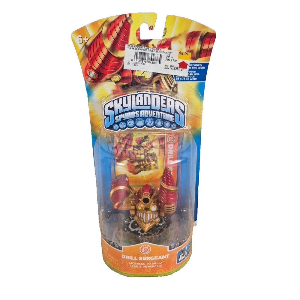 Skylanders Activision Spyros Adventure Gold Drill Sergeant Toys To Life Figure